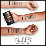 Maybelline The Nudes palette packaging back view