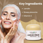 Australian Healthy Care Lanolin with Sheep Placenta and Vitamin E packaging