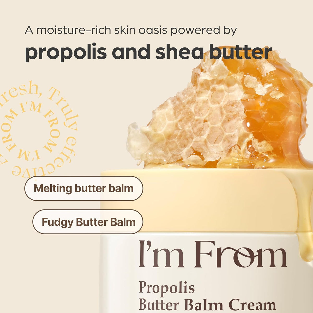 Detailed ingredient label of I'm From Propolis Butter Balm