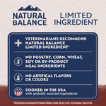 Authentic limited ingredient dry dog food with real beef primary ingredient.