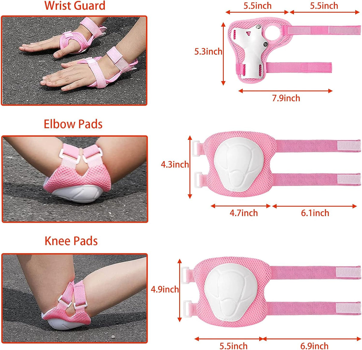 Adjustable kids bicycle helmet showing ventilation holes