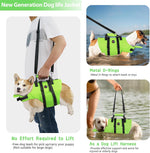 High buoyancy puppy floating vest with secure back zipper