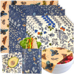 BYTTME Reusable Beeswax Wrap 9 Pack front view of eco-friendly packaging