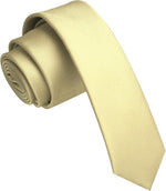 JEMYGINS 1.58" Solid Color Skinny Tie Slim Necktie for Men(4cm) - Image 9