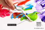 Liquitex Basics Acrylic Paint Set, 6 x 118ml (4-oz) Tube Paint Set - Image 9