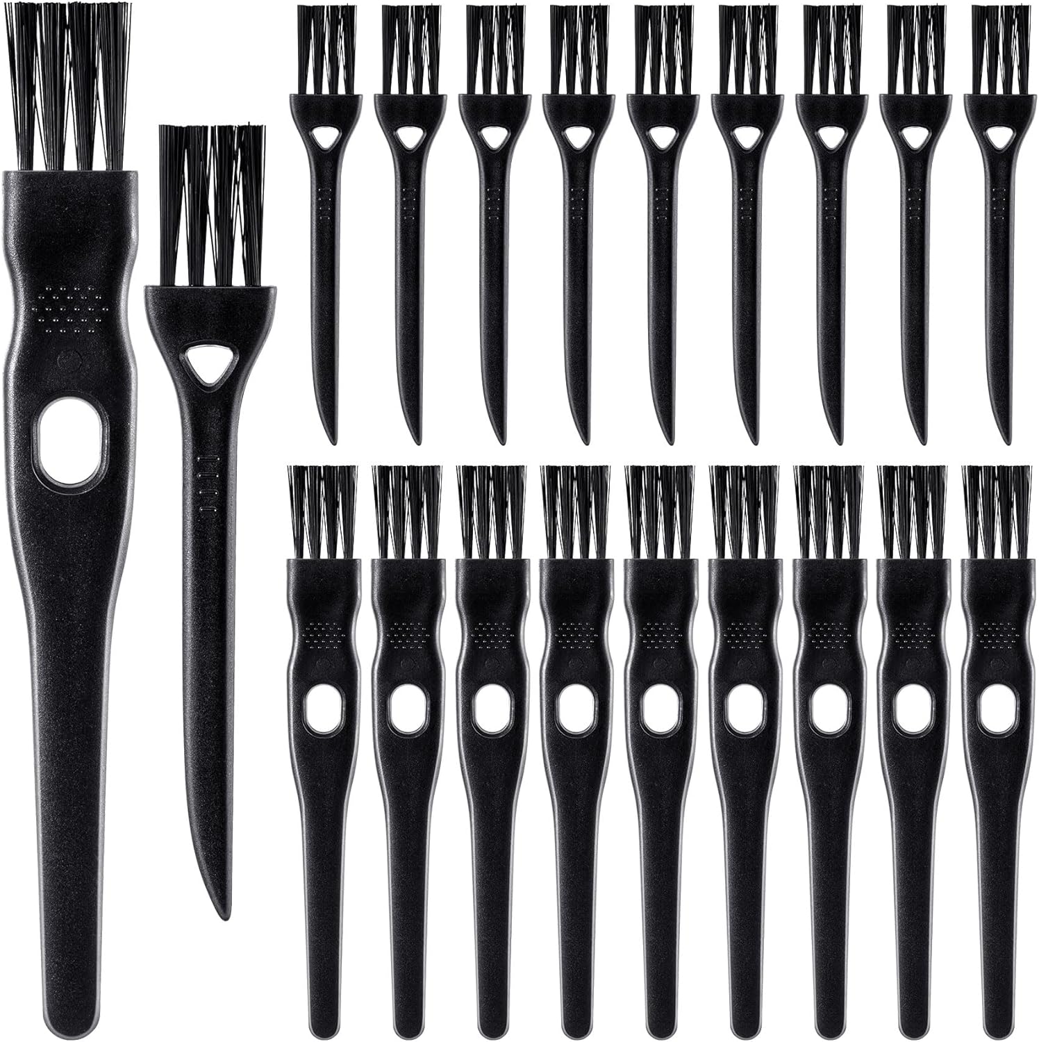 Pagow 24 pieces electric razor cleaning brush set front view
