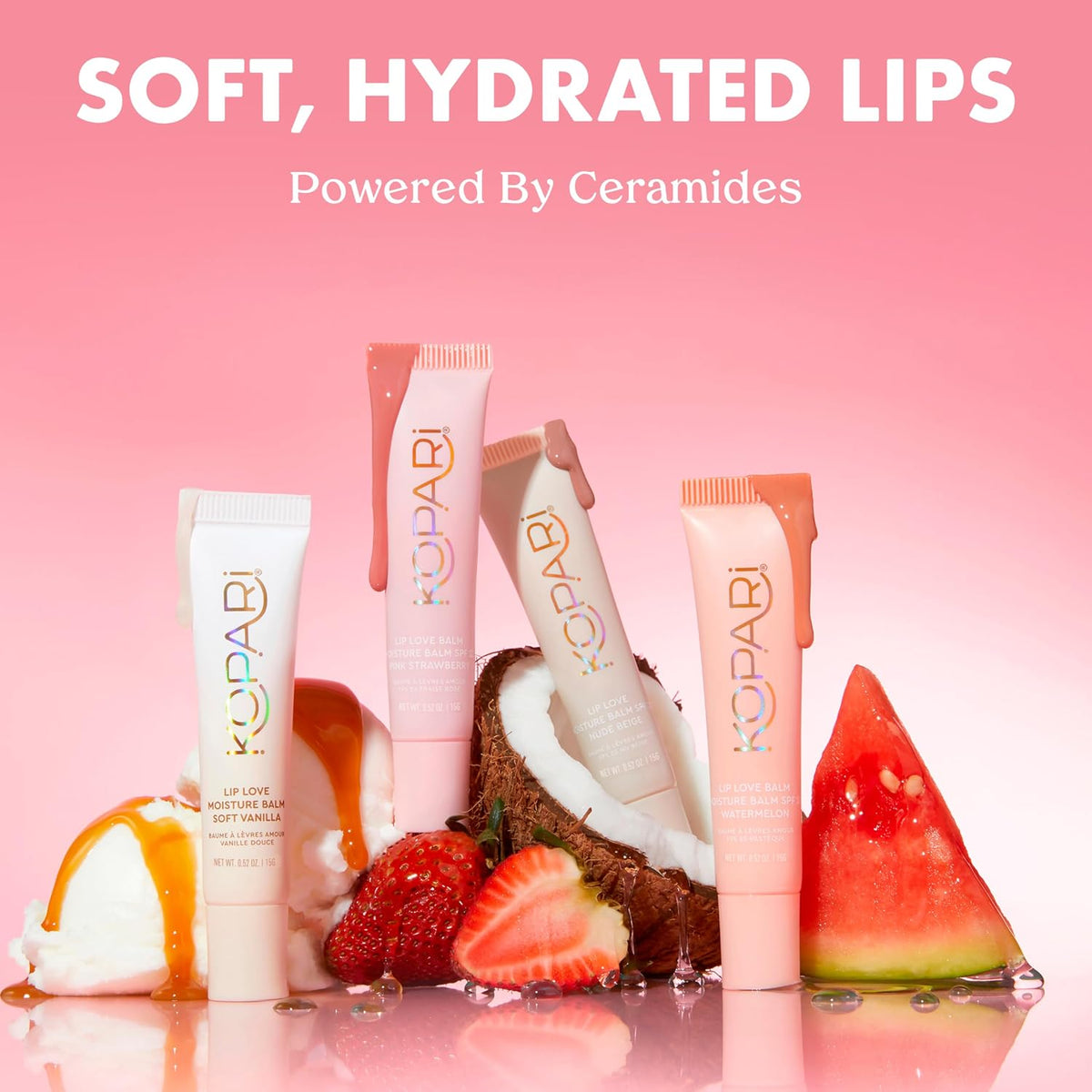 Kopari tinted mineral lip sunscreen packaging details