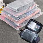 BEUYI travel luggage organizer bags front view showing assorted sizes