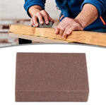 NEFLUM sanding sponge demonstrated on curved surface
