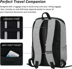 MAXTOP business backpack open compartment displaying laptop storage