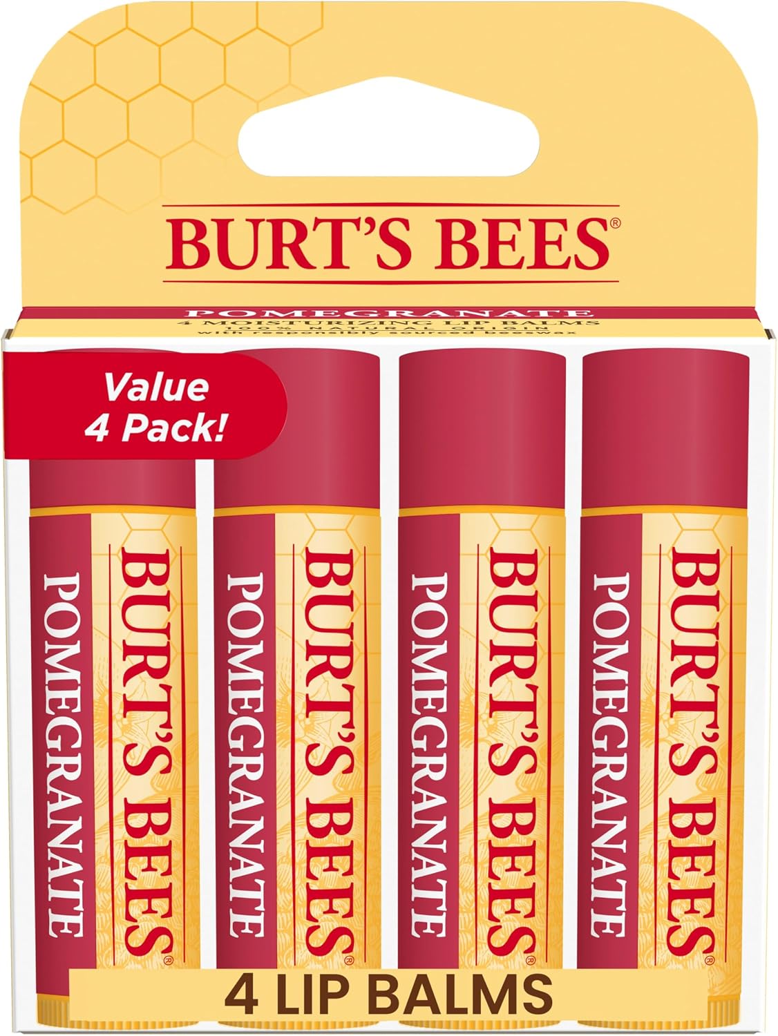Burt's Bees 100% Natural Moisturizing Lip Balm, Vanilla Bean - 4 Tubes - Image 14
