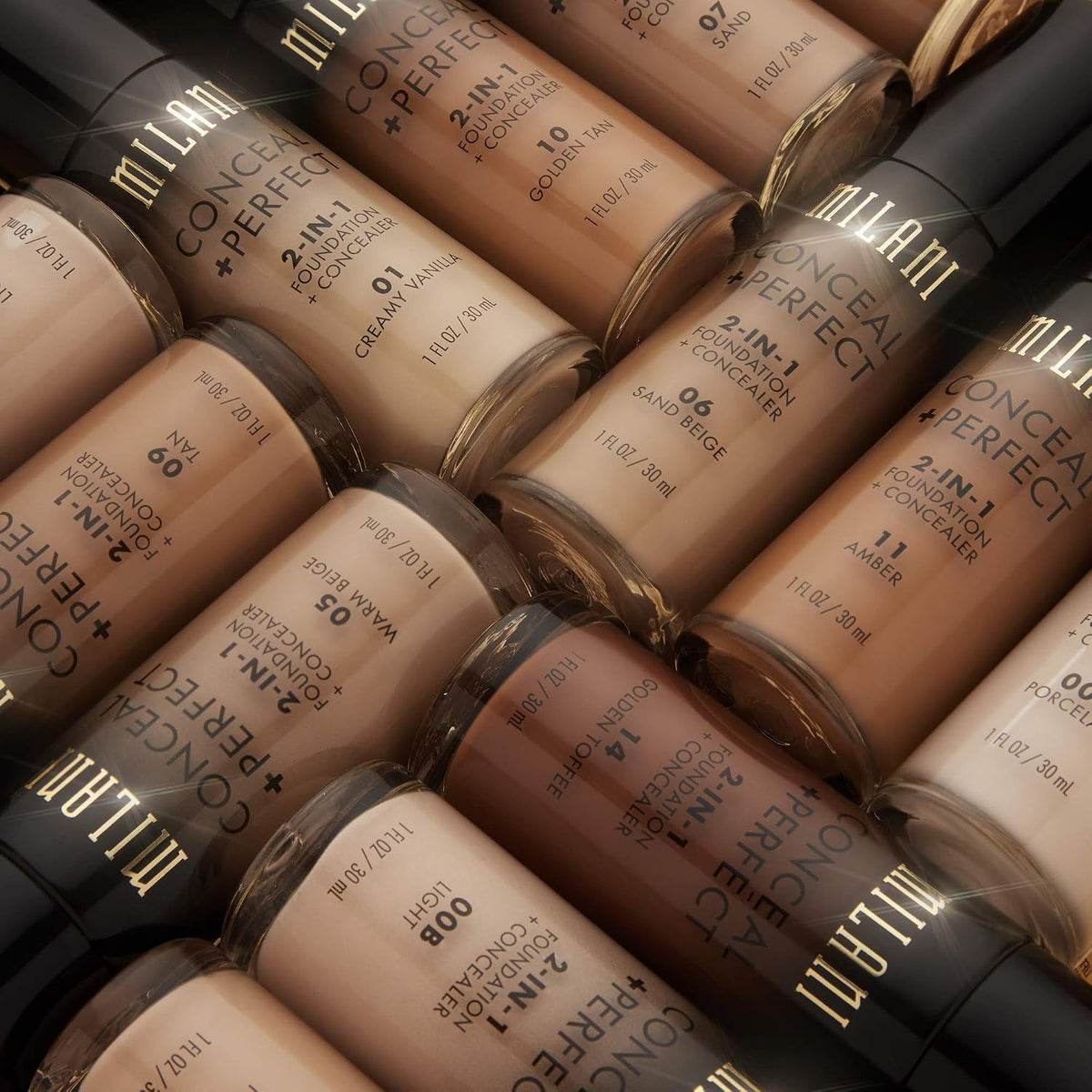 Milani 1 Fluid Ounce foundation bottle pump mechanism