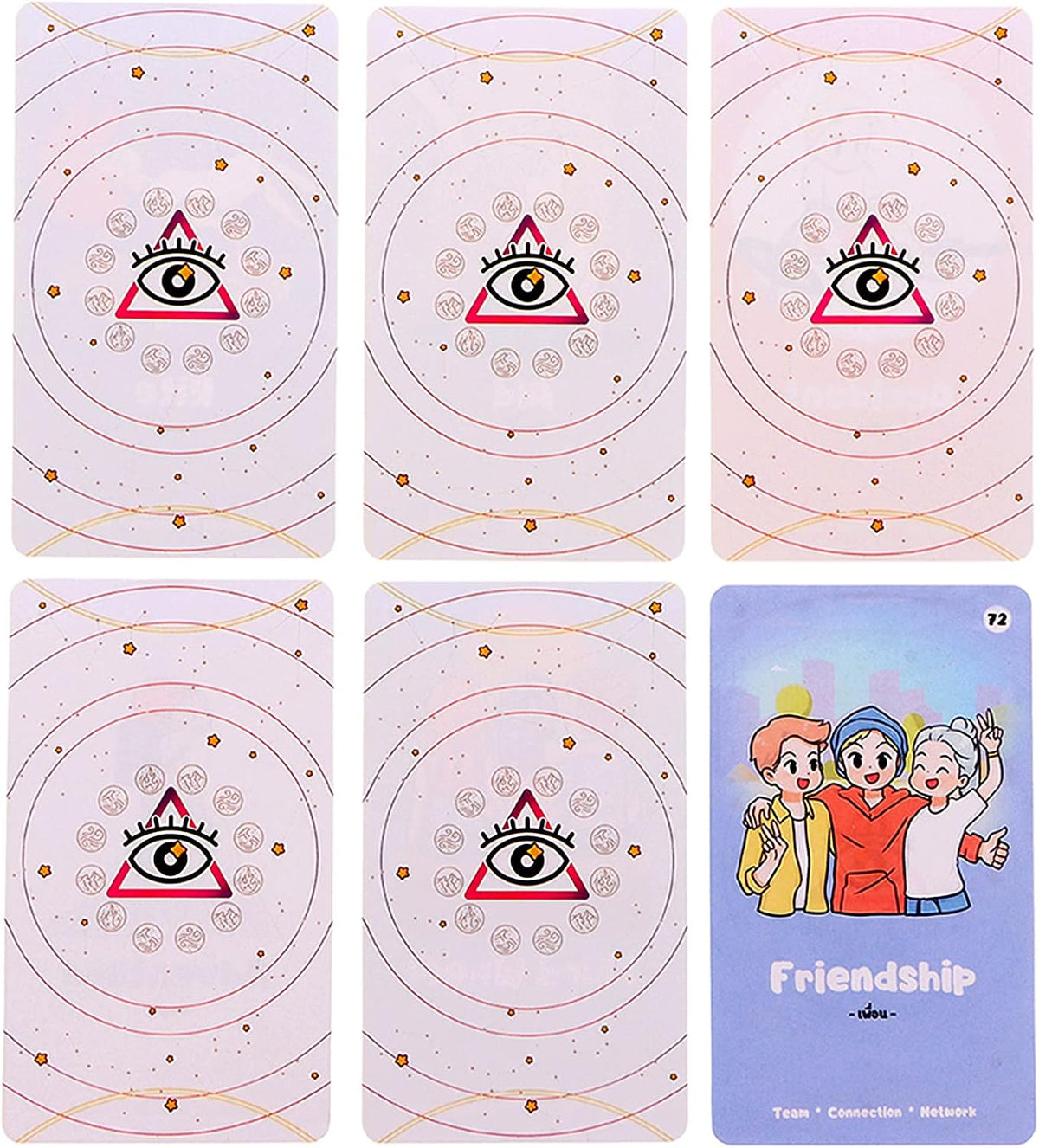 mrdiyshisha Pantha Oracle Deck, 80 Easy Everyday Cards - Guidance for Daily Life (Size: 4.06" x 2.36") - Image 6