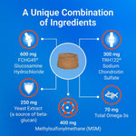 USA imported joint skin and immune soft chews for aging pets