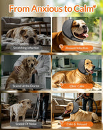 LHP noise cancelling dog ear wrap with inner sound dampening rubber pads