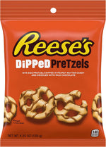Reese's Dipped Pretzels packaging details and branding