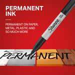 Sharpie fine point marker black cap off