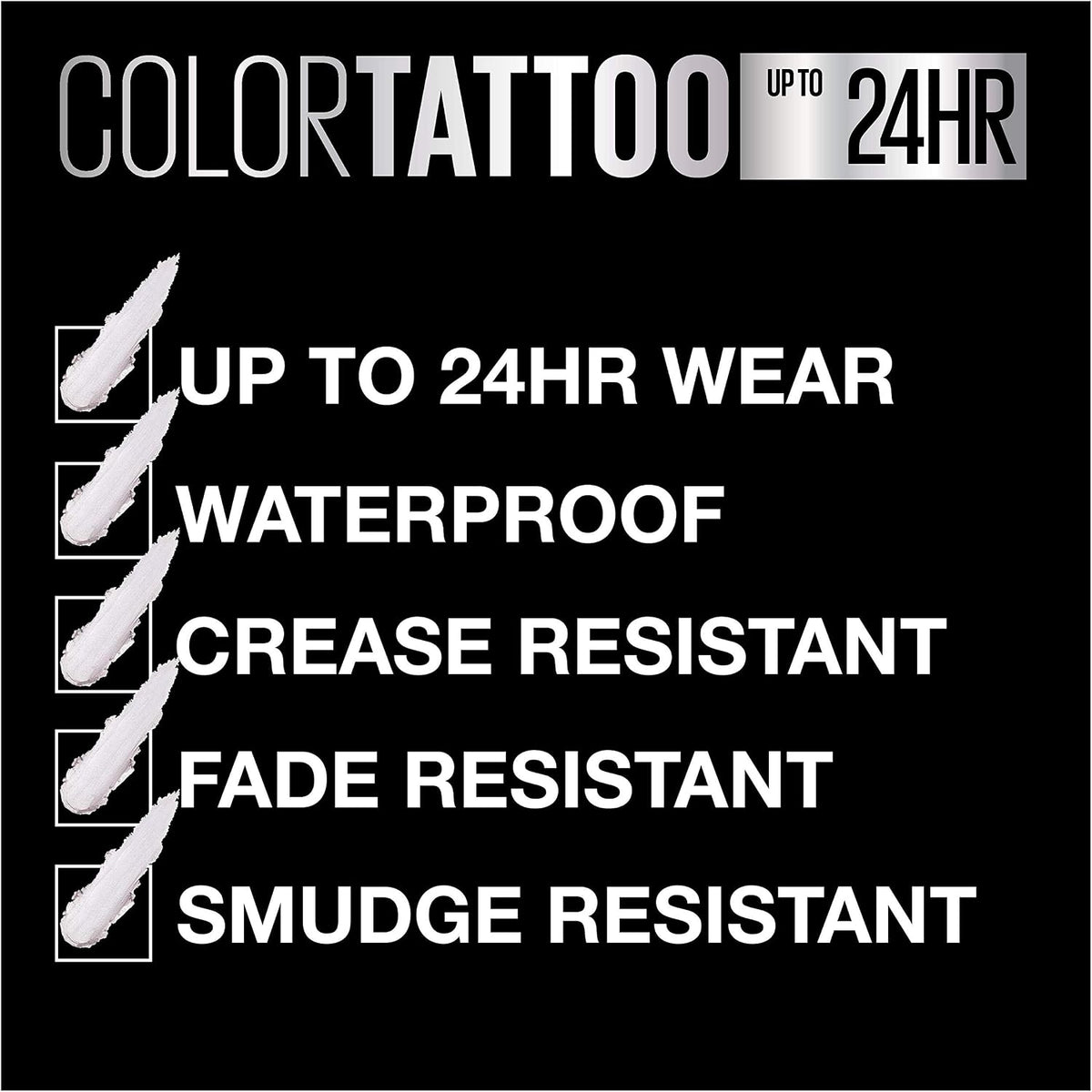 Application of Maybelline Color Tattoo cream eyeshadow with finger