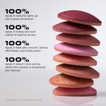 Milani Luminoso cheek powder blush swatched on medium skin tone