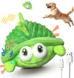 GUKCO interactive moving dog toy front view plush turtle electronic pet product