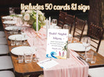 Rorusio bridal shower game matching date night cards detail