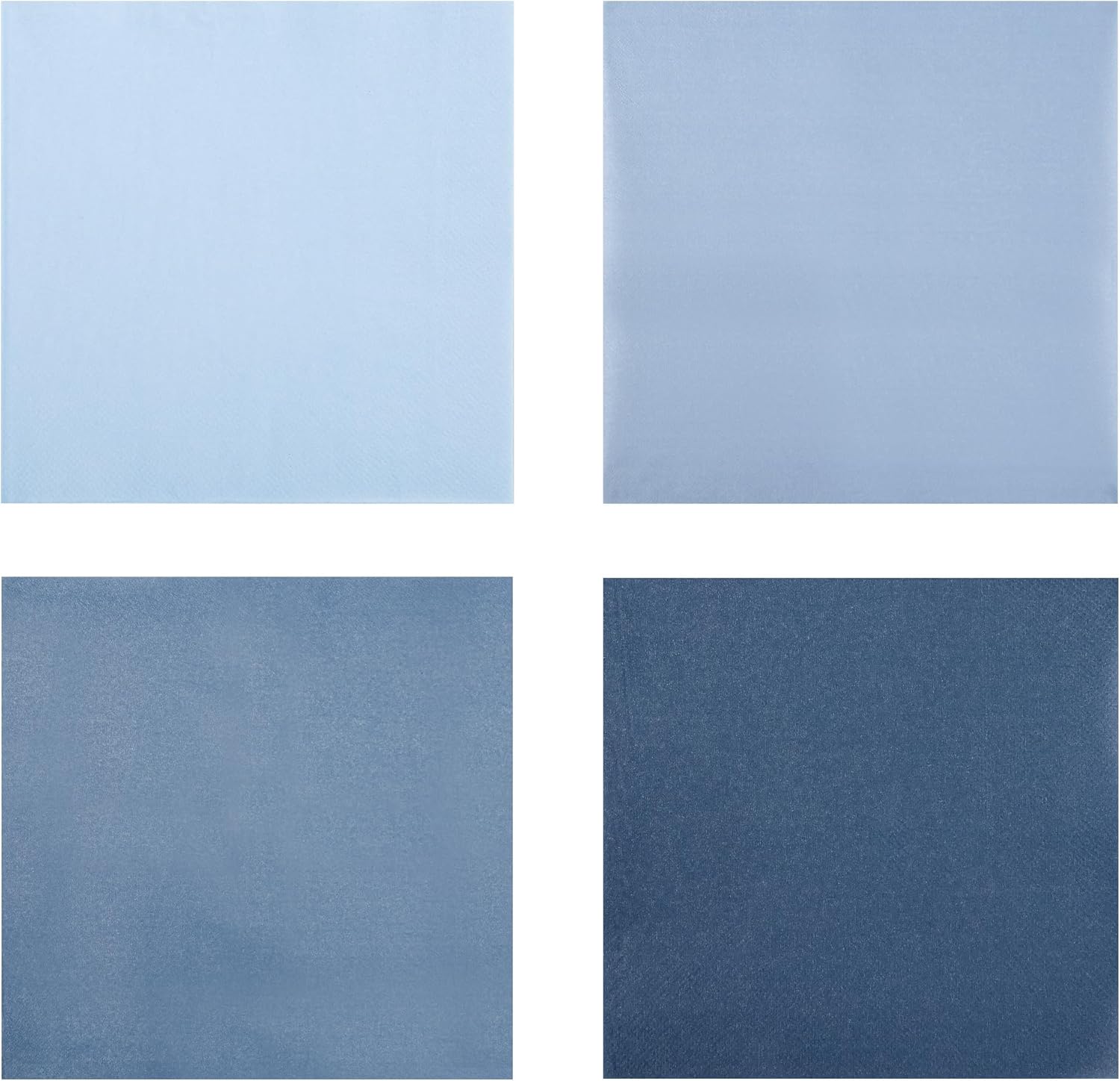 AimFun dusty blue gradient party napkins front view