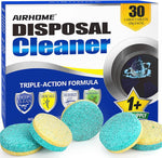 Airhome garbage disposal cleaner and deodorizer tablets front view package