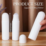 Niceneeded empty plastic rollerball containers set