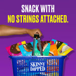 SkinnyDipped dairy free super dark chocolate almonds snack packs for lifestyle fitness