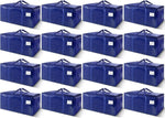 8 Pack Extra Heavy Duty Large Moving Bags with Strong Zipper & Carrying Handles, Sturdy Clothes Storage Bags Totes Bins, Packing Bag Move Boxes College Moving Supplies, Dark Blue - 24 gal - Image 13