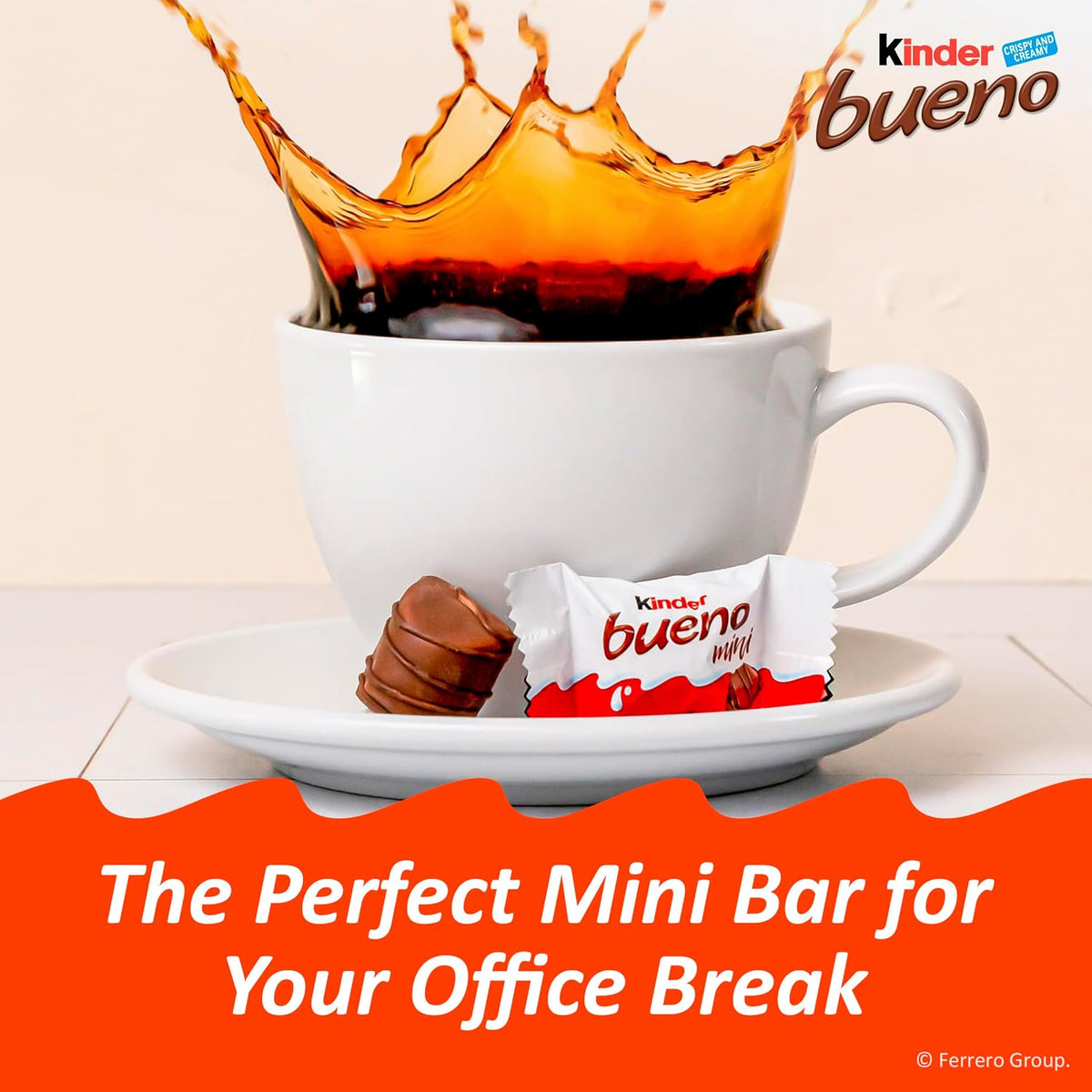 Kinder Bueno Mini Chocolate Bites with Crispy Wafer and Hazelnut Cream, Individually Wrapped, Party Pack, 23.8 oz - Image 9