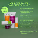 Murad AHA BHA exfoliating cleanser and essential C cleanser tubes