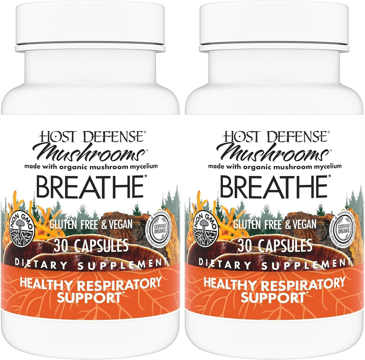 Host Defense Breathe Capsules, Immune & Respiratory Support, 30 Capsules - Image 9
