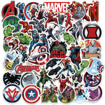 RetroRingPop 50 Pieces Superhero Stickers front view vinyl decals