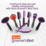 Hartz pet grooming bundle packaging showcasing suitability for all dog coat types