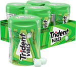 Trident Vibes Sugar-Free Chewing Gum, Cotton Candy Flavor, 40 Pieces - Image 10