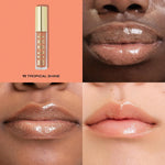 Milani Keep It Full Lip Gloss Tropical Shine applicator wand close up view