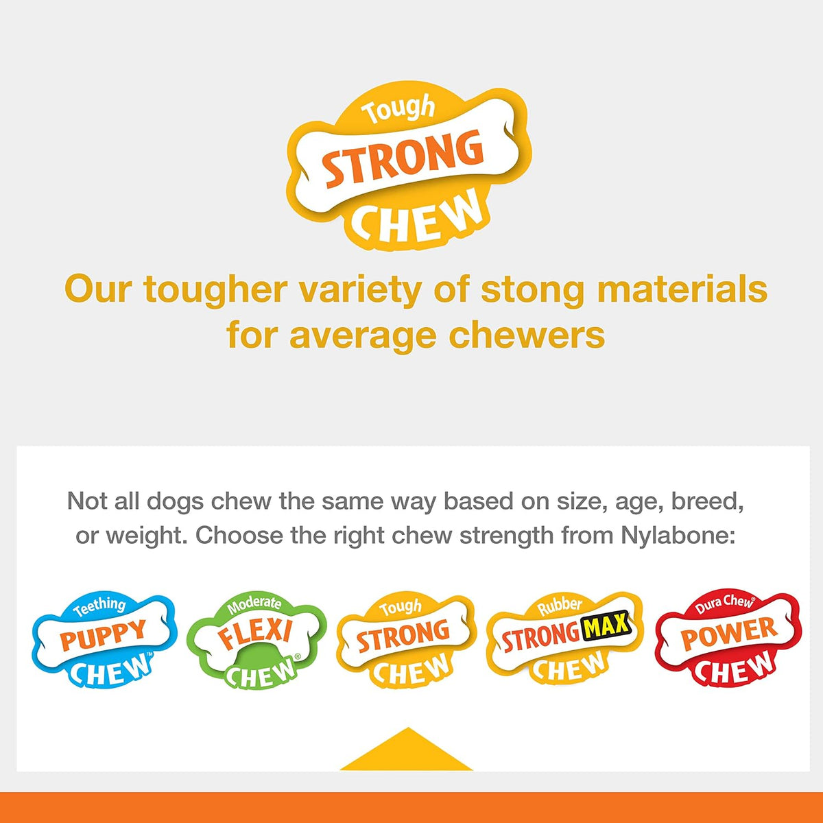 Nylabone Strong Chew Rubber Peanut Treat Toy, Peanut Butter Flavor, Medium | Natural rubber, durable chew toys, long lasting, durable material, encourages healthy chewing, for dogs up to 35 lbs - Image 9