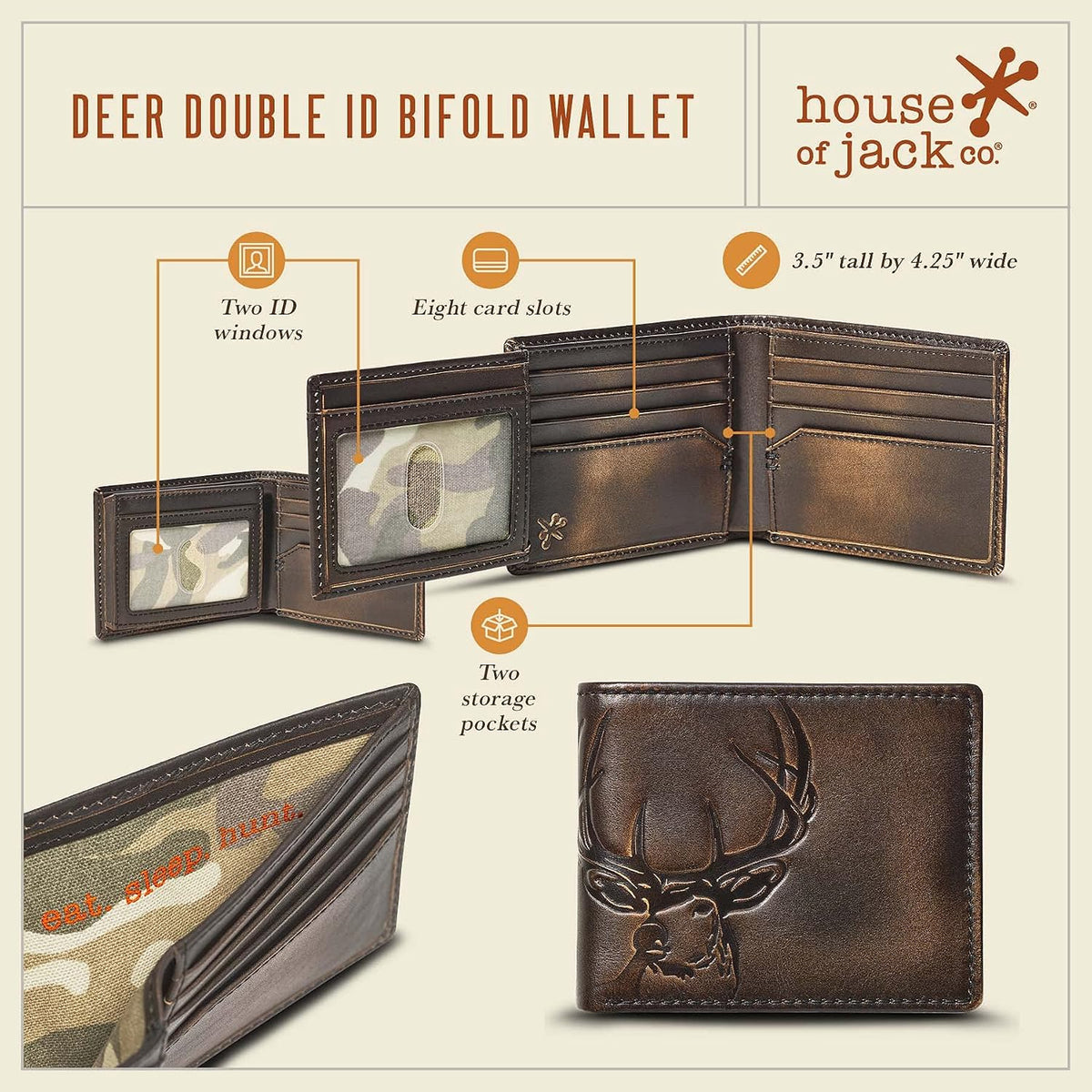 House of Jack Co. wallet packaging gift box and pouch