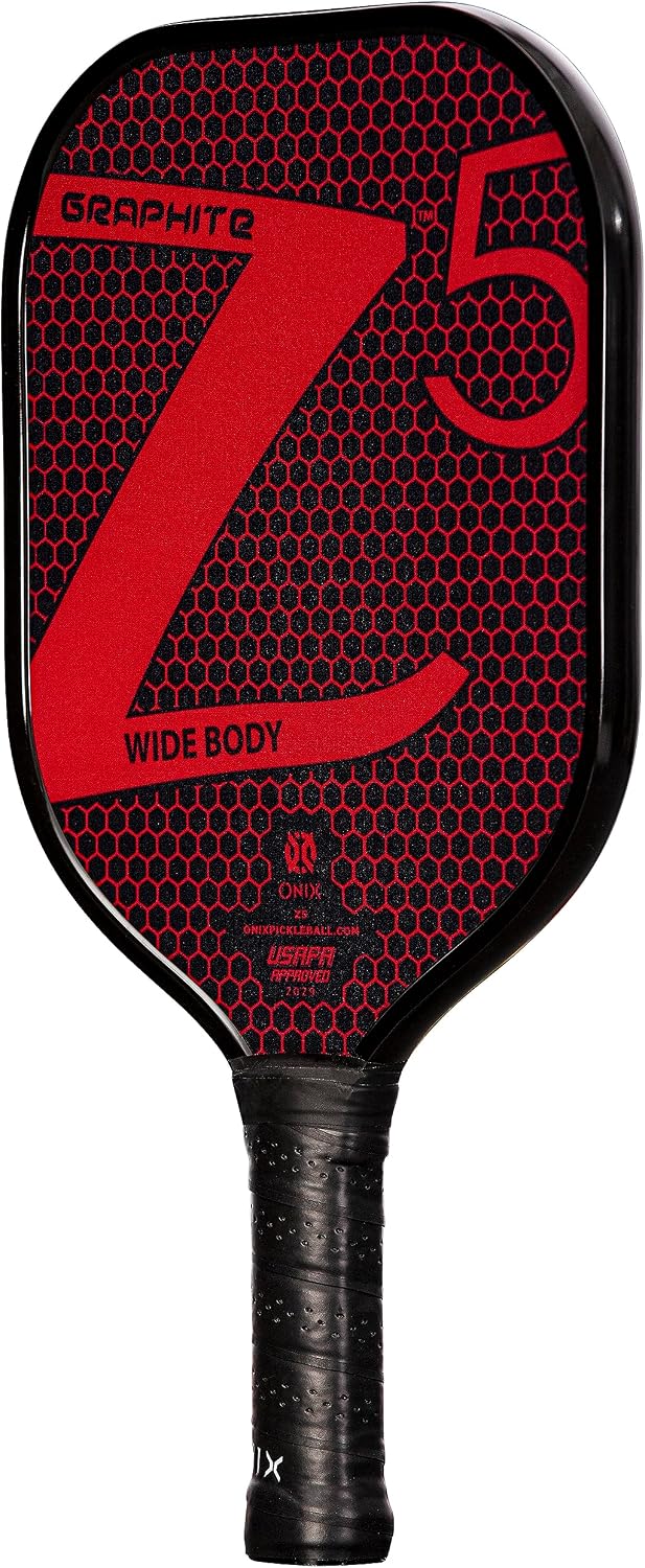 Onix Graphite MOD Z5 Carbon Fiber Pickleball Paddle with Wide-Body Shape. Honeycomb Core, Graphite Face & Cushion Comfort Pickleball Paddle Grip - Image 11