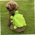 Ammpoure dog saddle bag side view demonstrating the spacious zipper compartment