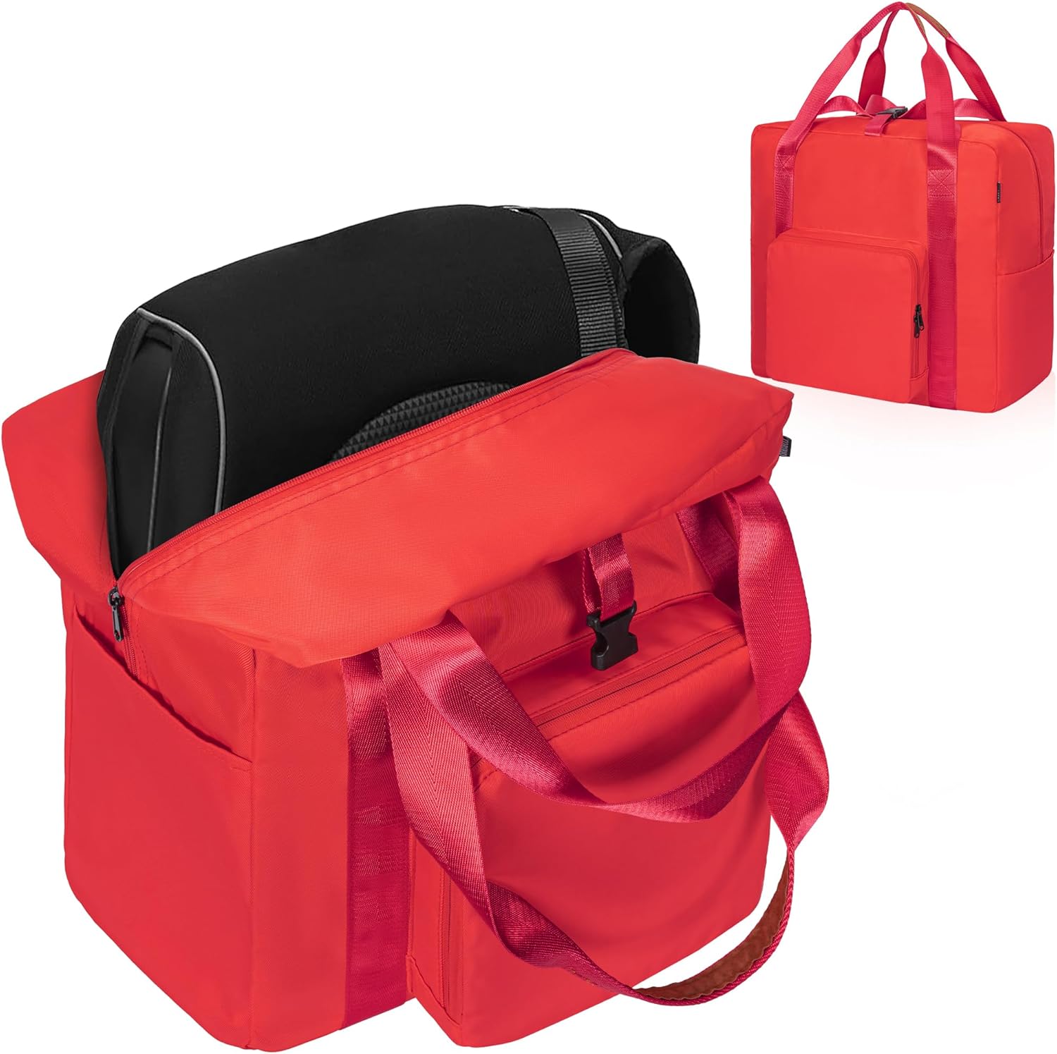 Toribio backless booster car seat travel bag front view