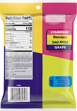 Laffy Taffy individually wrapped mini bars in strawberry banana sour apple and cherry flavors