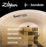 Zildjian K Sweet Ride mounted on a drum stand