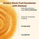 Micro Ingredients golden monk fruit sweetener texture and granules