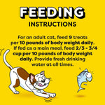 Authentic USA pet supplies fresh seal plastic treat tub back layout