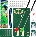 Wassteel mini golf game set with two golfer figures
