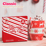 Pack of twenty five mini candy canes product packaging