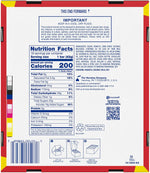 Zagnut eighteen count candy bar packaging display showing ingredients list