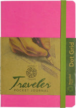 Pentalic 6 x 8" Pocket Dot Grid Traveler Journal, 160 Pages, Olive Green - Image 13